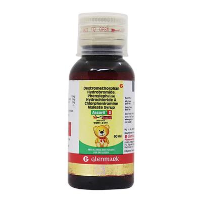 Ascoril D Junior Syrup 60ml - Cough And Cold-Cou