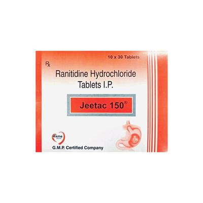 JEETAC 150 Tablet 30's - Ulcer/Reflux/Flatulence-Aaa