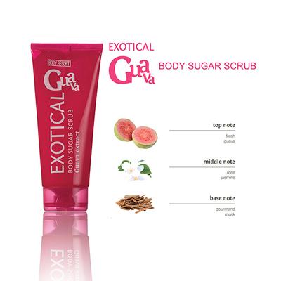 MADES Body Resort Clear Pink Tube Body Sugar Scrub 250 gm - Scrubs & Exfoliants