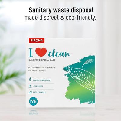 Sirona Sanitary & Diapers Disposal Bag 75's - Sanitary Napkins