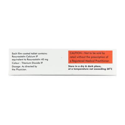 Turbovas 40mg Tablet 10'S - High Cholesterol-Dys