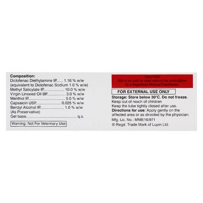 VOVILUP HOT Gel(Topical) 30gm - Pain relief-Nsa