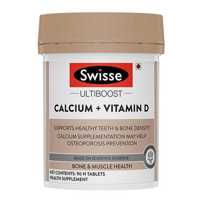 Swisse Ultiboost Calcium + Vitamin D Tablet 90's - Multi-Vitamins