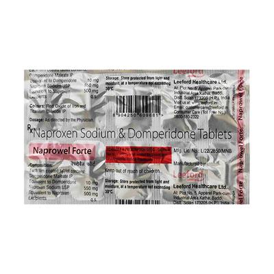 NAPROWEL FORTE Tablet 10's - Pain relief-Nsa