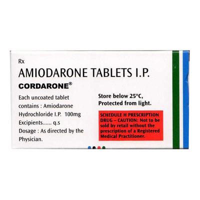 CORDARONE 100 Tablet 15's - Arrhythmiasis