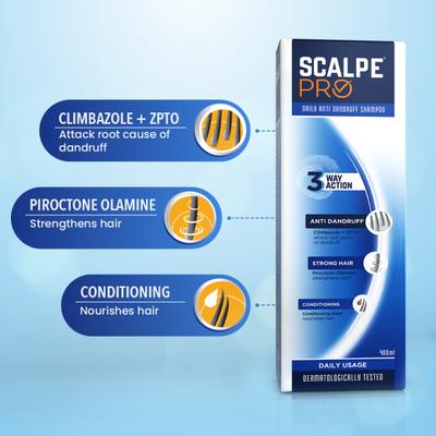 Scalpe Pro Daily Anti Dandruff Shampoo 400 ml - Shampoos