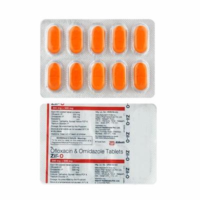 ZIL O Tablet 10'S - Bacterial Infections-Qui