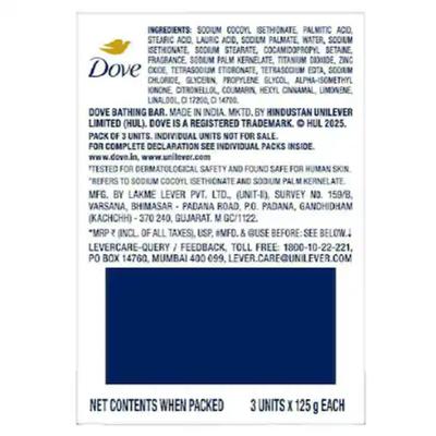 Dove Pink Radiance Serum Bar Soap (Pack of 3 x 125 g) - Soaps