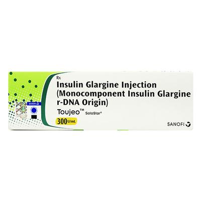 Toujeo Solostar 300IU Injection 1'S - Diabetes-Ins