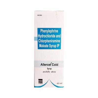 Allercet Cold Syrup 60ml - Cough And Cold-Cou
