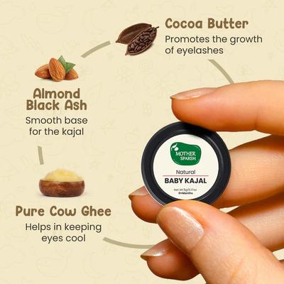 Mother Sparsh Natural Baby Kajal 5 gm - Baby Grooming