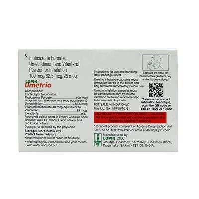 UMETRIO Capsule 3x10's - Asthma/COPD-Ast