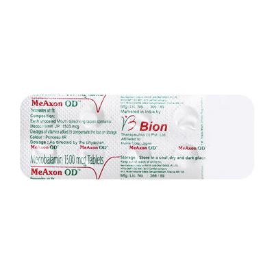 MEAXON OD Tablet 10's - Supplements-Vam