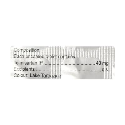Eritel 40mg Tablet 15'S - Hypertension-Ang