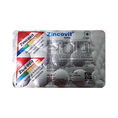 Zincovit Tablet 15'S - Supplements-Vam