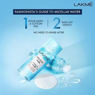 Lakme Micellar Water for Makeup Removal 100 ml - Make Up Removers