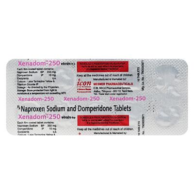 Xenadom 250mg Tablet 10'S - Pain relief-Nsa