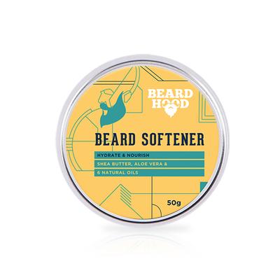 Beardhood Beard Softener - Shea Butter, Aloe Vera & 6 Natural Oils 50 gm - Beard Softener