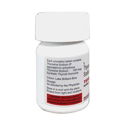 THYROX 150 Tablet 120's - Hypothyroidism