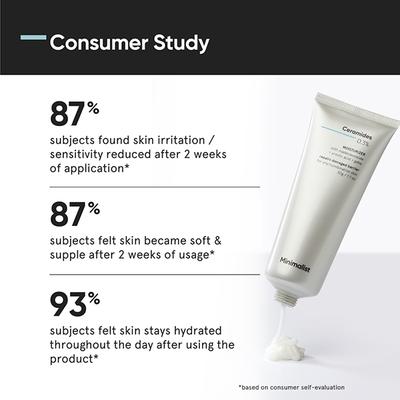 Minimalist Ceramides 0.3% + Madecassoside Strengthens and repair Skin Barrier 50 gm - Face Moisturizers
