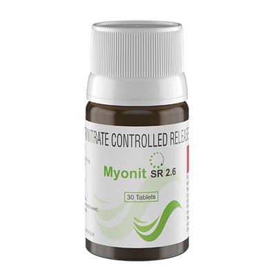 Myonit SR 2.6mg Tablet 30'S - Angina
