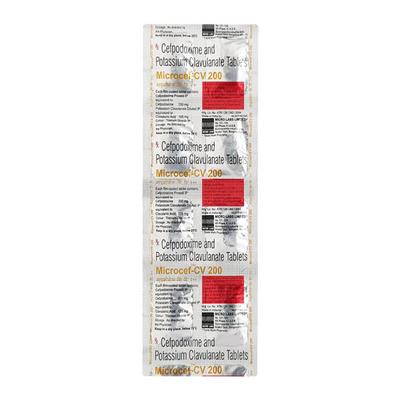 Microcef CV 200mg Tablet 10'S - Bacterial Infections-Pen