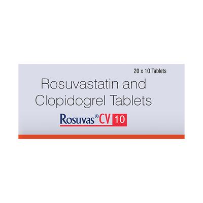 ROSUVAS CV 10mg Tablet 10's - High Cholesterol-Dys