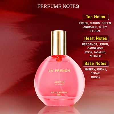 La French Affair Perfume For Women - Bold Citrus Aromatic Fragrance 30 ml - Women Perfumes (Edt/Edp)