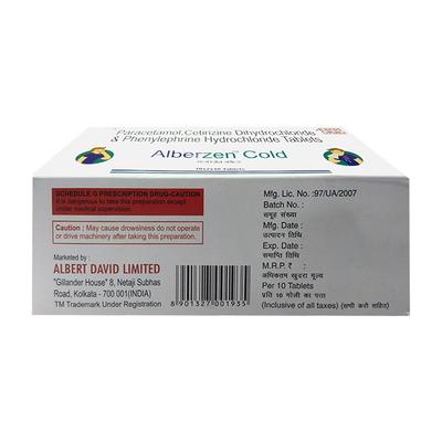 ALBERZEN COLD Tablet 10's - Cough And Cold-Cou