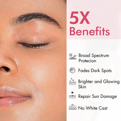 Mcaffeine Clear Glow 1% Kojic Acid and Alpha Arbutin Brightening Sunscreen SPF 50 PA++++ 50 ml - Body Sunscreen