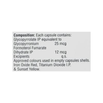 GLYCOFLO F 25/12 Capsule 30's - Asthma/COPD-Ast