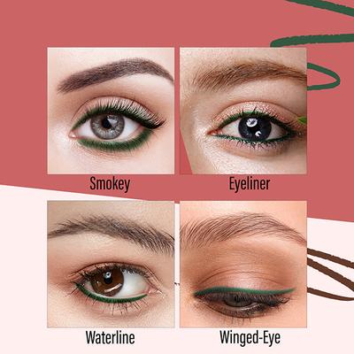 Faces Canada Magneteyes Color Kajal 12hr Water Proof Almond Oil Burgundy Love 04 0.30gm - Eyeliners