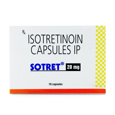 Sotret 20mg Capsule 10'S - Acne-Acn