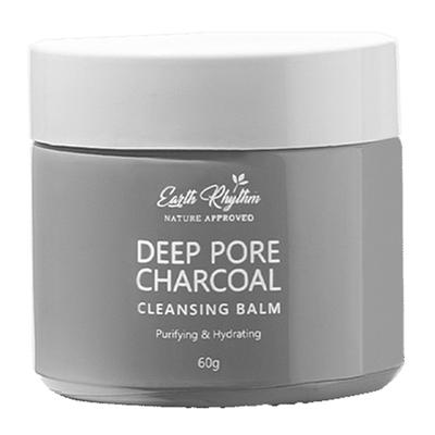 Earth Rhythm Deep Pore Charcoal Cleansing Balm 60 gm - Face Scrubs