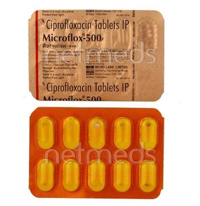 Microflox 500mg Tablet 10'S - Bacterial Infections-Qui