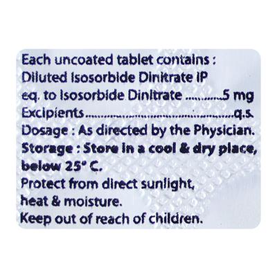 ISMOTAG 5mg Tablet 10's - Angina