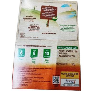 Nestle Nestum Stage 3 (10-24 Months) Powder 325 gm - Rice Fruits (Refill Pack) - Baby And Infant Supplements