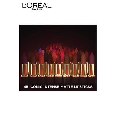 L'Oreal Paris Color Riche Moist Matte Lipstick, 214 Raspberry Syrup 3.7 Gm - Lipsticks