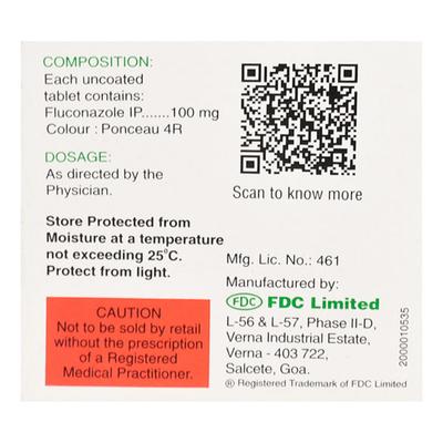 Zocon DT 100mg Tablet 4'S - Fungal Infections-Anf