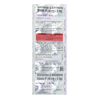 Newtel AM Tablet 10'S - Hypertension-Ang
