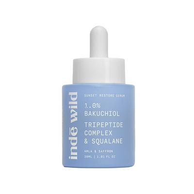inde wild 1% Bakuchiol serum with Squalane to restore skin barrier and firmness and even out skin tone 30 ml - Face Serum