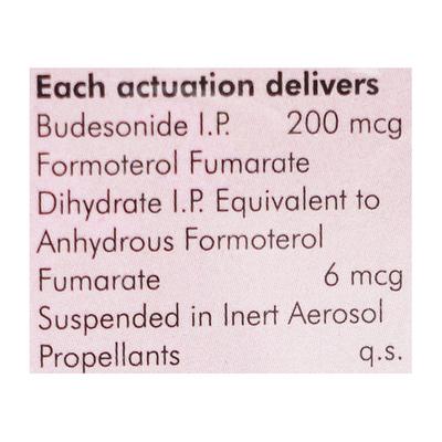 Budamate 200 with Dose Counter 120md Transhaler 7.3g - Asthma/COPD-Ast