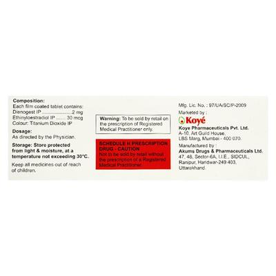 DELSY Tablet 21's - Contraception-Ora
