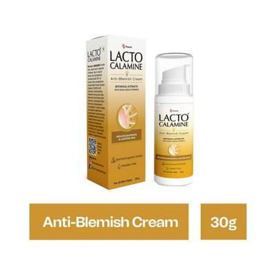 Lacto Calamine Anti Blemish cream for pigmentation & blemish removal & brighten skin tone. 30gm 1's - Bb & Cc Creams