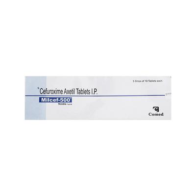 Milcef 500mg Tablet 10'S - Bacterial Infections-Cep