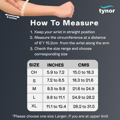 Tynor Wrist and Forearm Splint Right (M) (E 03) - Knee/Ankle/Leg/Foot Supports