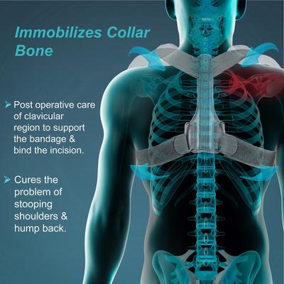 Tynor Clavicle Brace with Velcro (M) (C 05) - Abdomen/Neck/Arm/Elbow Supports