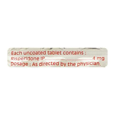 Risperdal 4mg Tablet 30'S - Psychosis-Ans