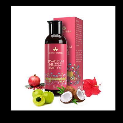 Avimee Herbal Javakusum Hibiscus Hair Oil 100 ml - Hair Oils