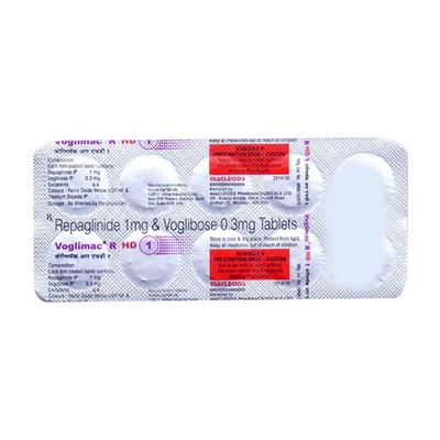 VOGLIMAC R HD 1 Tablet 10's - Diabetes-Ant